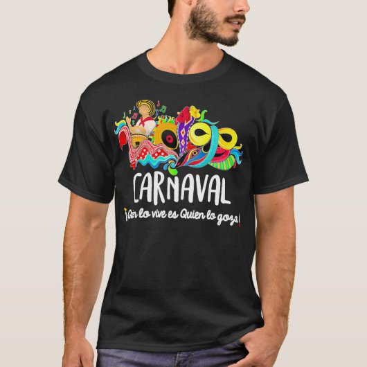 Carnaval de Barranquilla Marimonda Premium T-shirt (Voorkant)
