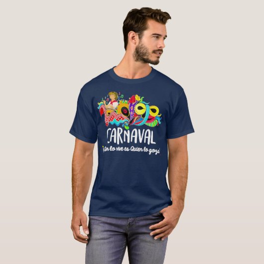 Carnaval de Barranquilla Marimonda T-shirt (Voorkant volledig)