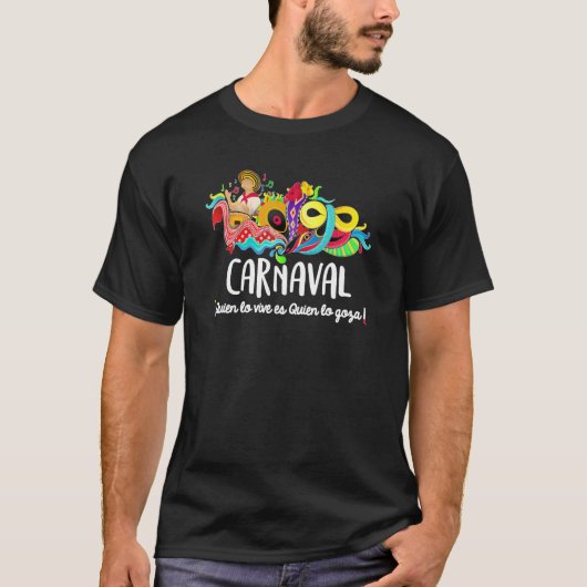 Carnaval de Barranquilla Marimonda T-shirt (Voorkant)