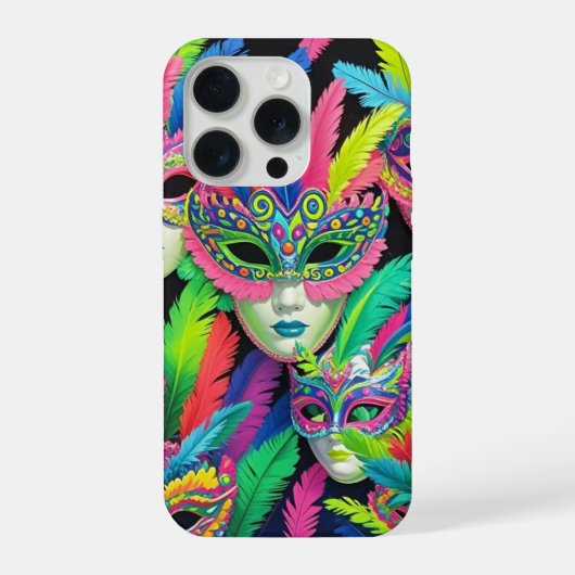 Carnaval de máscara para si divertir  iPhone hoesje (Achterkant)