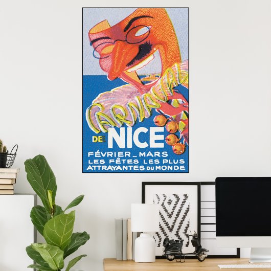 Carnaval De Nice Poster (Thuiskantoor)