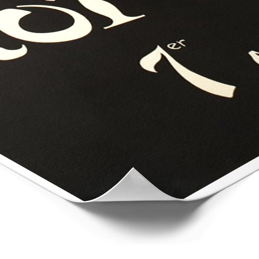 Carnaval de Nice, Roi des gastronomes, Poster (Hoek)