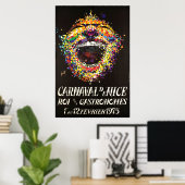 Carnaval de Nice, Roi des gastronomes, Poster (Thuiskantoor)