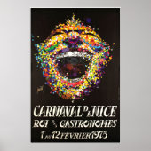 Carnaval de Nice, Roi des gastronomes, Poster (Voorkant)