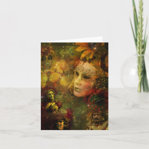 Carnaval - de Pracht van New Orleans Mardi Gras Kaart