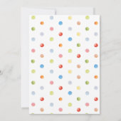 Carnaval Dieren Circus Verjaardag Bedankkaart (Achterkant)