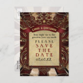  carnaval Elegant Briefkaart Opslaan Datum (Voorkant / Achterkant)