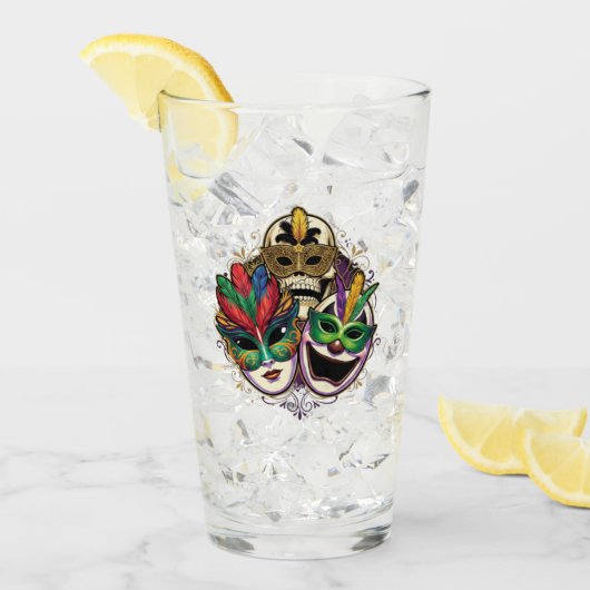 Carnaval- en Maskeradefestival Glas (Voorkant ijs)