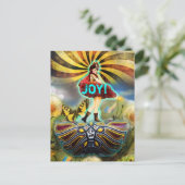 Carnaval Fairy Briefkaart (Staand voorkant)