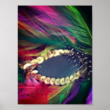 Carnaval Feather Mask