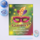 Carnaval Feest Flyer (Enkel)
