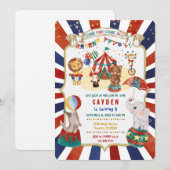 Carnaval Feest Uitnodiging (Voorkant / Achterkant)