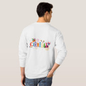 Carnaval Festival Thema Ontwerp T-Shirt (Achterkant volledig)