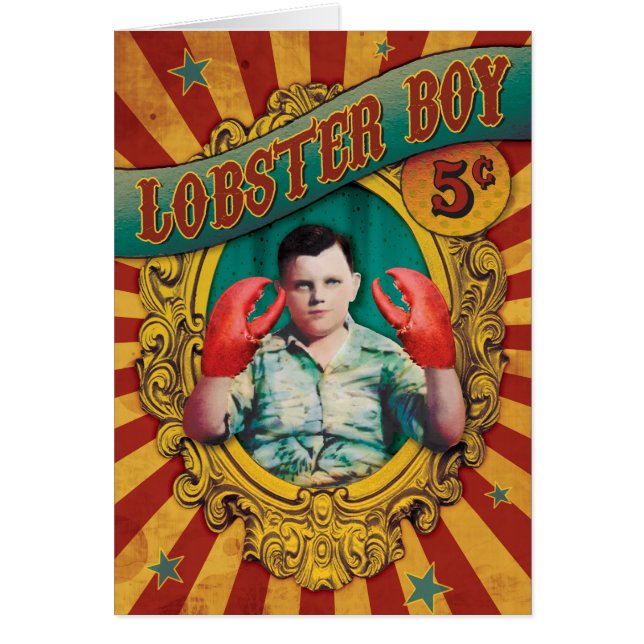  carnaval Freak Show Lobster Boy (Voorkant)