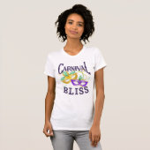 carnaval gelukzaligheid, trini carnaval t-shirt (Voorkant volledig)