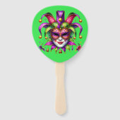 Carnaval handwaaier (Achterkant)