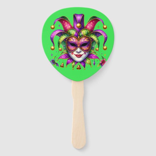 Carnaval handwaaier (Voorkant)