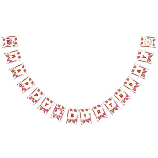 Carnaval "Happy Birthday" Bunting Banner (Alle)