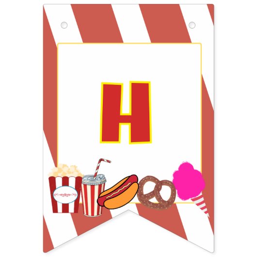 Carnaval "Happy Birthday" Bunting Banner (Tweede vlag)