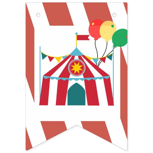 Carnaval "Happy Birthday" Bunting Banner (Eerste vlag)