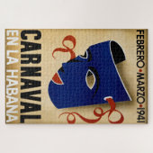 Carnaval Havana Cuba Travel Advertisement Legpuzzel (Horizontaal)