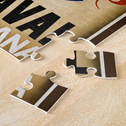 Carnaval Havana Cuba Travel Advertisement Legpuzzel (Zijkant)