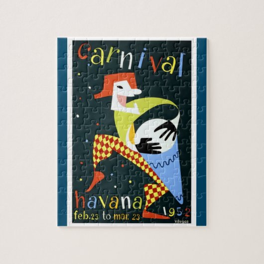 Carnaval Havana  Cuba Travel Art Legpuzzel (Verticaal)