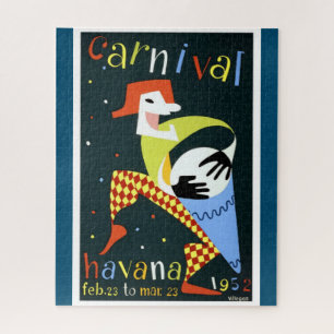 Carnaval Havana  Cuba Travel Art Legpuzzel