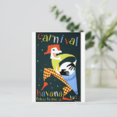 Carnaval Havana Cuba  vakantiereizen Feestdagenkaart (Staand voorkant)
