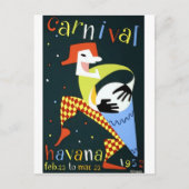 Carnaval Havana Cuba vakantiereizen Feestdagenkaart (Voorkant)