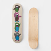 Carnaval in de dierentuin - Penguin-Kind Skateboard (Voorkant)