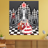 Carnaval in een magisch land canvas afdruk (Insitu (Woonkamer))