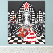 Carnaval in een magisch land canvas afdruk (Insitu (Houten vloer))