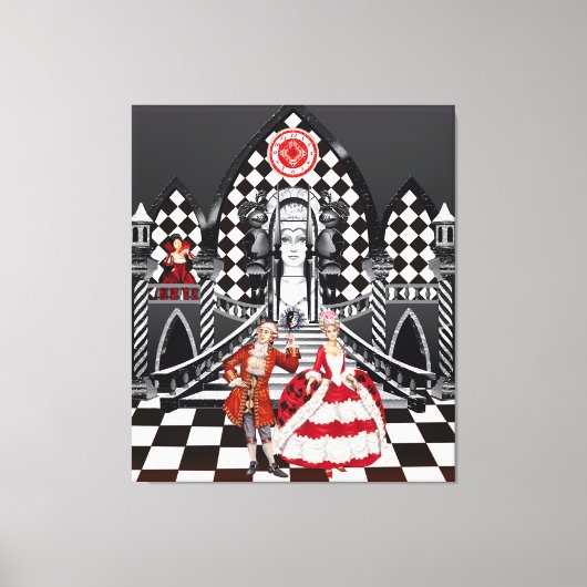 Carnaval in een magisch land canvas afdruk (Voorkant)