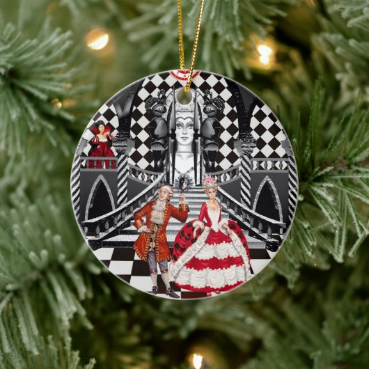 Carnaval in een magisch land keramisch ornament (Boom)
