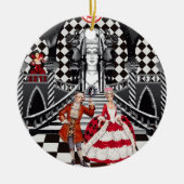 Carnaval in een magisch land keramisch ornament (Voorkant)