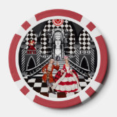 Carnaval in een magisch land poker chips (Achterkant)