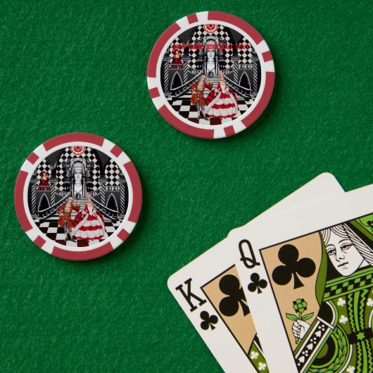 Carnaval in een magisch land poker chips (Pokertafel (Dubbel))