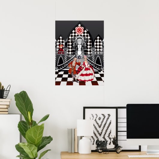Carnaval in een magisch land poster (Thuiskantoor)