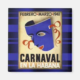Carnaval in Havana 1941  magneet