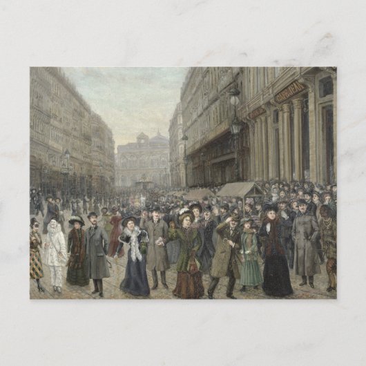 Carnaval in Lille Briefkaart (Voorkant)