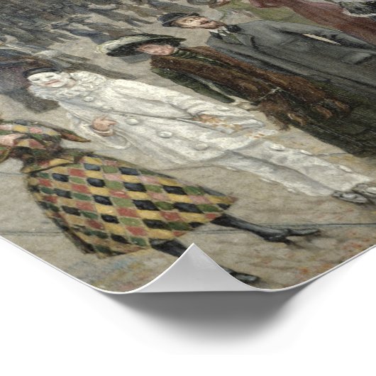 Carnaval in Lille Poster (Hoek)