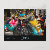 Carnaval in Lima Peru Briefkaart (Voorkant)