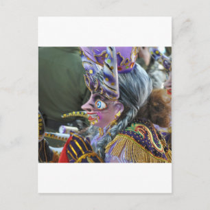 Carnaval in Oruro, Bolivia Briefkaart
