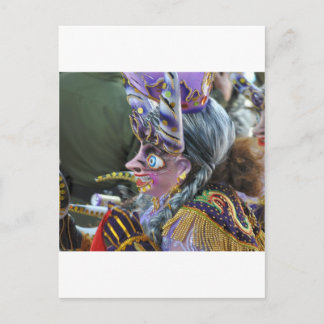 Carnaval in Oruro, Bolivia Briefkaart