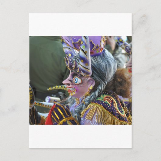 Carnaval in Oruro, Bolivia Briefkaart (Voorkant)