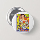 Carnaval in Panama Ronde Button 5,7 Cm (Voorkant /achterkant)