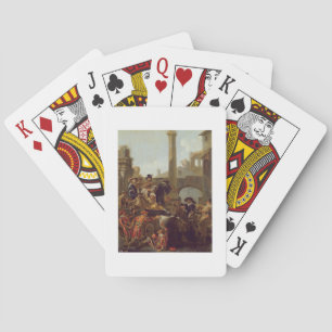 Carnaval in Rome, 1653 (olieverf op doek) Pokerkaarten