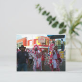 Carnaval in San Fernando Trinidad Briefkaart (Staand voorkant)