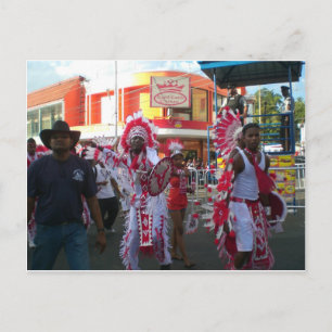 Carnaval in San Fernando Trinidad Briefkaart